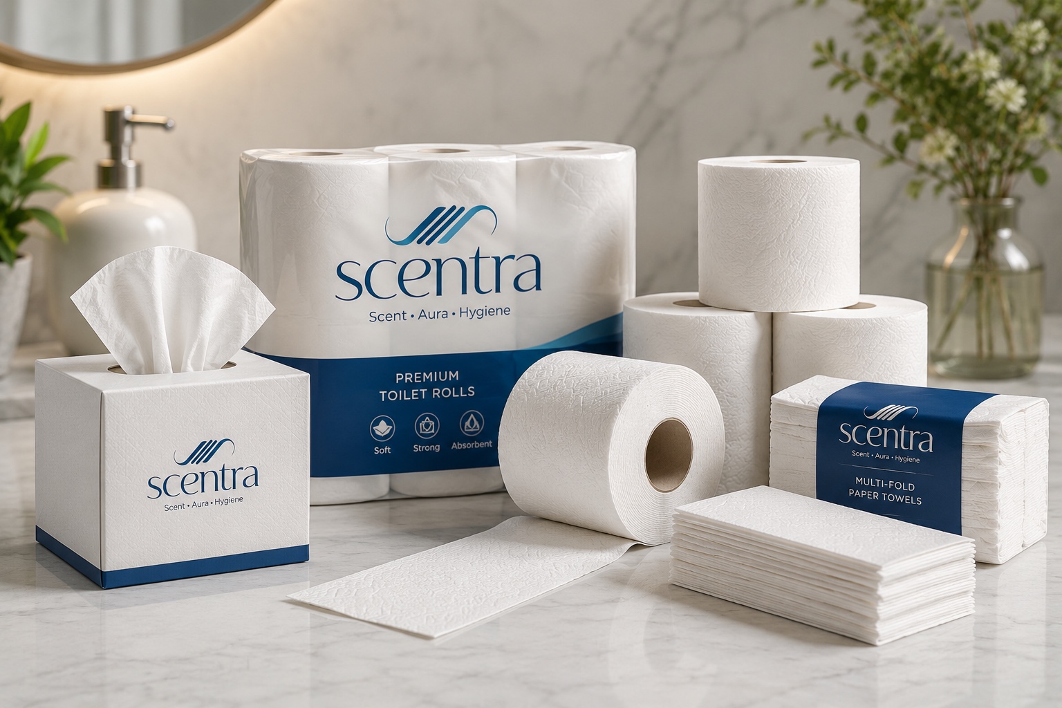 Scentra hygiene paper products