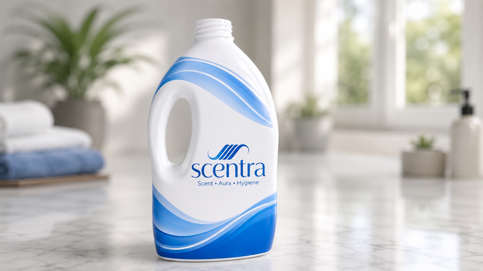 Scentra branded packaging bottle